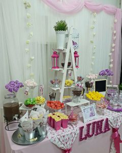 Mesa de chuches niña comunion